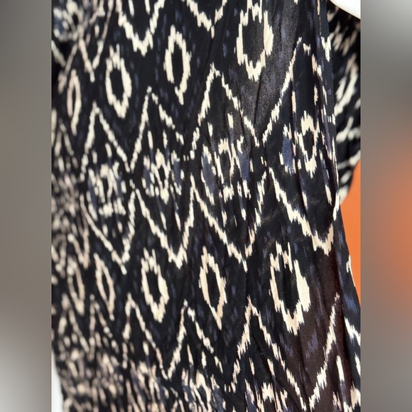 Anthropologie In Our Nature Kimono Top Cardigan Ikat Midnight One Size. E34 - Picture 13 of 16